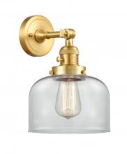 Innovations Lighting 203SW-SG-G72 - Bell - 1 Light - 8 inch - Satin Gold - Sconce