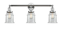  205-PC-G182 - Canton - 3 Light - 30 inch - Polished Chrome - Bath Vanity Light