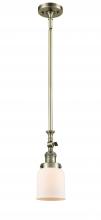 Innovations Lighting 206-AB-G51 - Bell - 1 Light - 5 inch - Antique Brass - Stem Hung - Mini Pendant