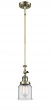 Innovations Lighting 206-AB-G52 - Bell - 1 Light - 5 inch - Antique Brass - Stem Hung - Mini Pendant