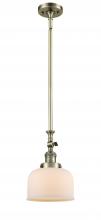 Innovations Lighting 206-AB-G71 - Bell - 1 Light - 8 inch - Antique Brass - Stem Hung - Mini Pendant