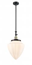 Innovations Lighting 206-BAB-G661-12 - Bullet - 1 Light - 12 inch - Black Antique Brass - Stem Hung - Mini Pendant