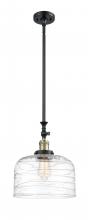 Innovations Lighting 206-BAB-G713-L - Bell - 1 Light - 12 inch - Black Antique Brass - Stem Hung - Mini Pendant