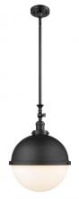 Innovations Lighting 206-BK-HFS-121-BK - Hampden - 1 Light - 13 inch - Matte Black - Stem Hung - Pendant