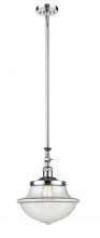 Innovations Lighting 206-PC-G542 - Oxford - 1 Light - 12 inch - Polished Chrome - Stem Hung - Mini Pendant