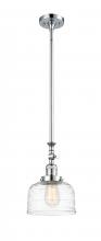 Innovations Lighting 206-PC-G713 - Bell - 1 Light - 8 inch - Polished Chrome - Stem Hung - Mini Pendant