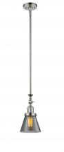 Innovations Lighting 206-PN-G63 - Cone - 1 Light - 6 inch - Polished Nickel - Stem Hung - Mini Pendant