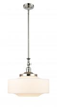 Innovations Lighting 206-PN-G691-16 - Bridgeton - 1 Light - 16 inch - Polished Nickel - Stem Hung - Mini Pendant