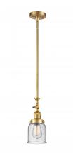 Innovations Lighting 206-SG-G54 - Bell - 1 Light - 5 inch - Satin Gold - Stem Hung - Mini Pendant