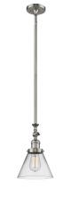 Innovations Lighting 206-SN-G42 - Cone - 1 Light - 8 inch - Brushed Satin Nickel - Stem Hung - Mini Pendant