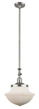 Innovations Lighting 206-SN-G541 - Oxford - 1 Light - 12 inch - Brushed Satin Nickel - Stem Hung - Mini Pendant