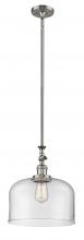 Innovations Lighting 206-SN-G72-L-LED - Bell - 1 Light - 12 inch - Brushed Satin Nickel - Stem Hung - Mini Pendant