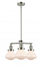 Innovations Lighting 207-PN-G321-LED - Olean - 3 Light - 19 inch - Polished Nickel - Stem Hung - Chandelier