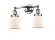 Innovations Lighting 208-PN-G51 - Bell - 2 Light - 16 inch - Polished Nickel - Bath Vanity Light