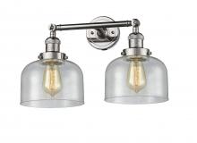 Innovations Lighting 208-PN-G74 - Bell - 2 Light - 19 inch - Polished Nickel - Bath Vanity Light