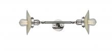 Innovations Lighting 208L-PN-G2 - Halophane - 2 Light - 9 inch - Polished Nickel - Bath Vanity Light