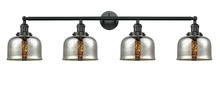  215-BK-G78-LED - Bell - 4 Light - 45 inch - Matte Black - Bath Vanity Light