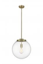 Innovations Lighting 221-1S-AB-G202-14 - Beacon - 1 Light - 16 inch - Antique Brass - Stem Hung - Pendant