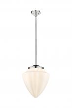 Innovations Lighting 221-1S-PN-G661-12 - Beacon - 1 Light - 16 inch - Polished Nickel - Stem Hung - Pendant