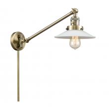 Innovations Lighting 237-AB-G1 - Halophane - 1 Light - 9 inch - Antique Brass - Swing Arm