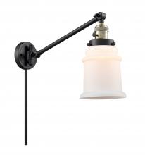 Innovations Lighting 237-BAB-G181 - Canton - 1 Light - 8 inch - Black Antique Brass - Swing Arm