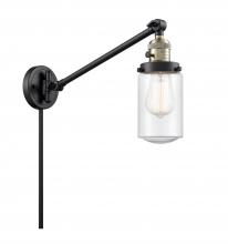 Innovations Lighting 237-BAB-G314 - Dover - 1 Light - 5 inch - Black Antique Brass - Swing Arm