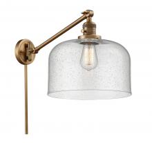 Innovations Lighting 237-BB-G74-L - Bell - 1 Light - 12 inch - Brushed Brass - Swing Arm