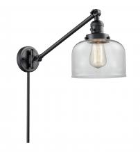 Innovations Lighting 237-BK-G72 - Bell - 1 Light - 8 inch - Matte Black - Swing Arm