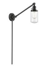 Innovations Lighting 237-OB-G312 - Dover - 1 Light - 5 inch - Oil Rubbed Bronze - Swing Arm