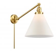 Innovations Lighting 237-SG-G41-L - Cone - 1 Light - 12 inch - Satin Gold - Swing Arm