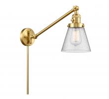 Innovations Lighting 237-SG-G64 - Cone - 1 Light - 8 inch - Satin Gold - Swing Arm