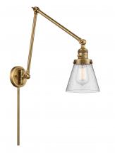 Innovations Lighting 238-BB-G64 - Cone - 1 Light - 8 inch - Brushed Brass - Swing Arm