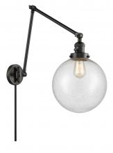 Innovations Lighting 238-BK-G204-10 - Beacon - 1 Light - 10 inch - Matte Black - Swing Arm