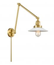 Innovations Lighting 238-SG-G1 - Halophane - 1 Light - 9 inch - Satin Gold - Swing Arm