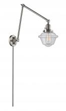 Innovations Lighting 238-SN-G534 - Oxford - 1 Light - 8 inch - Brushed Satin Nickel - Swing Arm