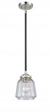 Innovations Lighting 284-1S-BPN-G142 - Chatham - 1 Light - 7 inch - Black Polished Nickel - Cord hung - Mini Pendant