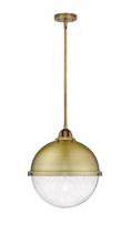 Innovations Lighting 288-1S-BB-HFS-124-BB - Hampden - 1 Light - 13 inch - Brushed Brass - Cord hung - Pendant