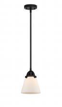 Innovations Lighting 288-1S-BK-G61 - Cone - 1 Light - 6 inch - Matte Black - Cord hung - Mini Pendant