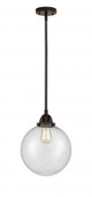 Innovations Lighting 288-1S-OB-G204-10 - Beacon - 1 Light - 10 inch - Oil Rubbed Bronze - Cord hung - Mini Pendant