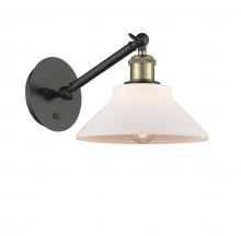 Innovations Lighting 317-1W-BAB-G131 - Orwell - 1 Light - 8 inch - Black Antique Brass - Sconce