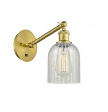 Innovations Lighting 317-1W-SG-G2511 - Caledonia - 1 Light - 5 inch - Satin Gold - Sconce