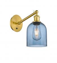 Innovations Lighting 317-1W-SG-G558-6BL - Bella - 1 Light - 6 inch - Satin Gold - Sconce