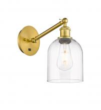 Innovations Lighting 317-1W-SG-G558-6CL - Bella - 1 Light - 6 inch - Satin Gold - Sconce