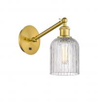 Innovations Lighting 317-1W-SG-G559-5CL - Bridal Veil - 1 Light - 5 inch - Satin Gold - Sconce