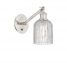 Innovations Lighting 317-1W-SN-G559-5CL - Bridal Veil - 1 Light - 5 inch - Brushed Satin Nickel - Sconce