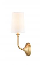 Innovations Lighting 372-1W-SG-S1-LED - Giselle - 1 Light - 5 inch - Satin Gold - Sconce