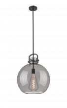 Innovations Lighting 410-1SL-BK-G410-16SM - Newton Sphere - 1 Light - 16 inch - Matte Black - Pendant