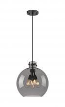 Innovations Lighting 410-3PL-BK-G410-16SM - Newton Sphere - 3 Light - 16 inch - Matte Black - Cord hung - Pendant