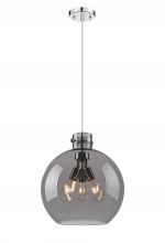 Innovations Lighting 410-3PL-PN-G410-16SM - Newton Sphere - 3 Light - 16 inch - Polished Nickel - Cord hung - Pendant