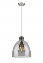 Innovations Lighting 410-3PL-SN-G412-16SM - Newton Bell - 3 Light - 16 inch - Satin Nickel - Cord hung - Pendant